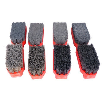 Silicon carbide brush for granite finishing