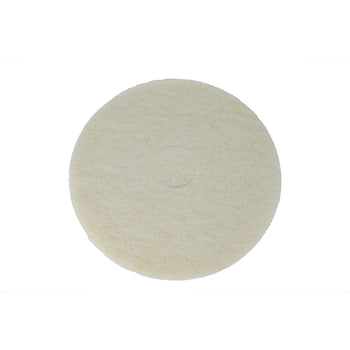 17" WHITE POLISHING PAD